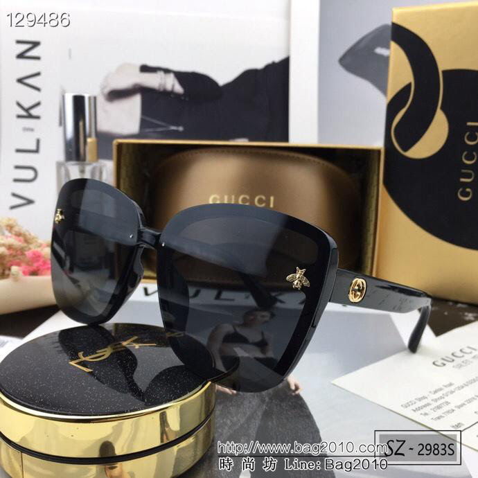 GUCCI古馳 2019新款 古奇小蜜蜂爆款太陽鏡 遮擋有害光線防輻射 出行旅遊搭配衣服必備品 2983S  lly1464